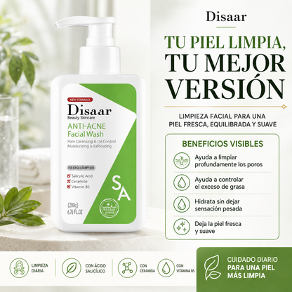 Disaar Jabón Anti-Acné - tu piel limpia, tu mejor versión, beneficios visibles