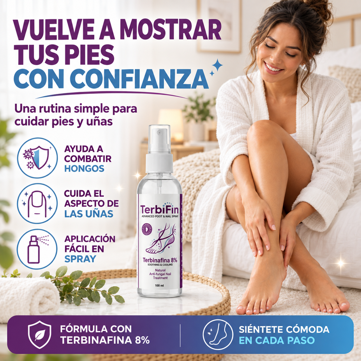 TerbiFin Spray, vuelve a mostrar tus pies con confianza