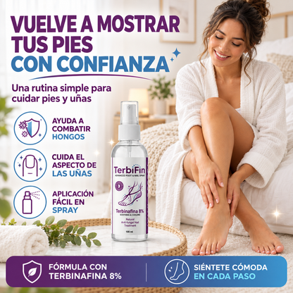 TerbiFin Spray, vuelve a mostrar tus pies con confianza