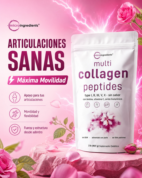 Colágeno Multi Péptidos en Polvo