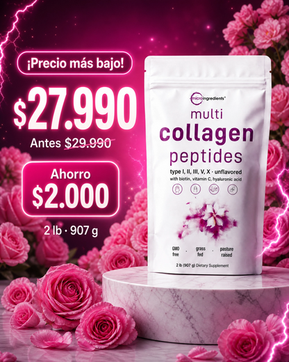 Colágeno Multi Péptidos en Polvo