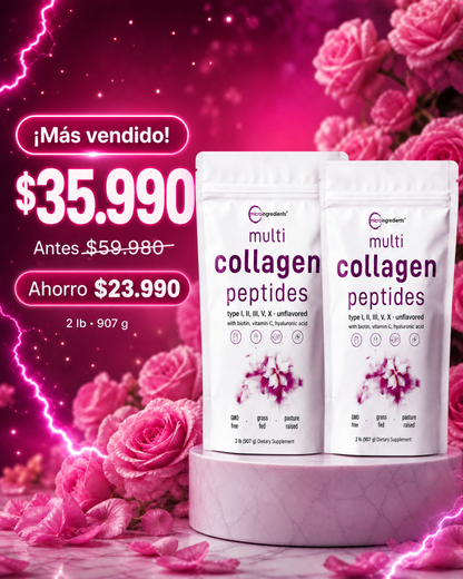 Colágeno Multi Péptidos en Polvo