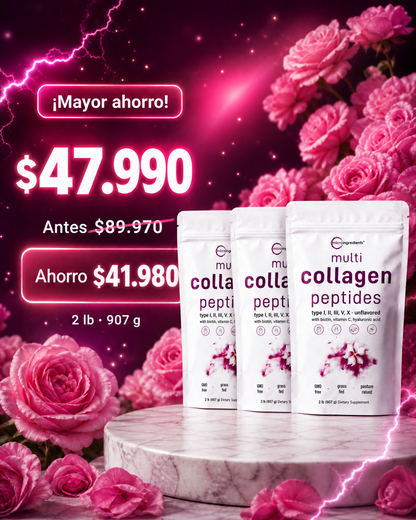 Colágeno Multi Péptidos en Polvo