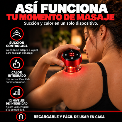 Ventosa Terapéutica Eléctrica Masajeador