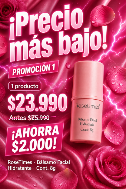 Bálsamo Facial Hidratante Antiarrugas